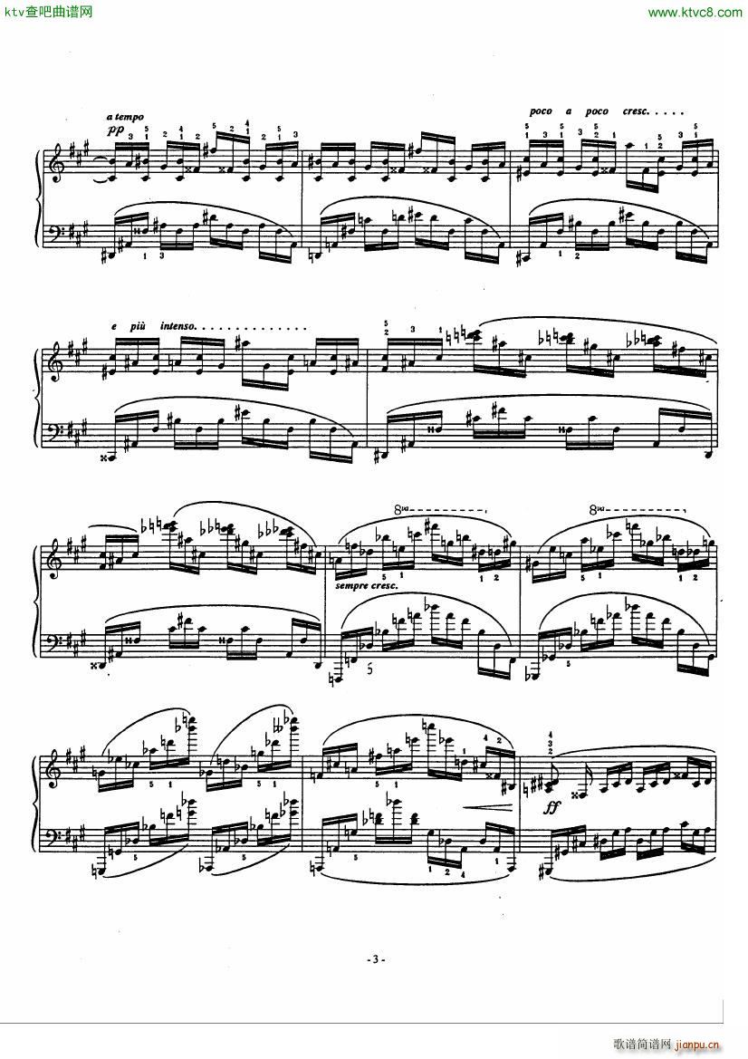 Etude No 10 D après Chopin3
