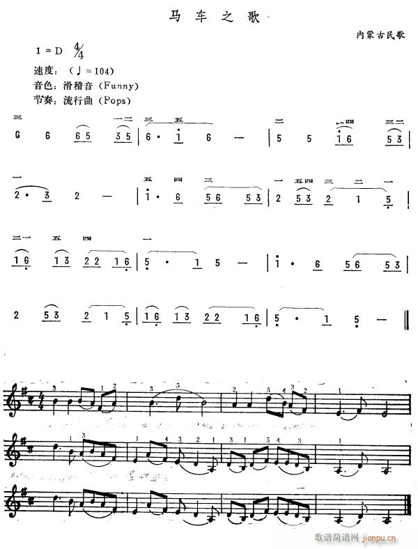 马车之歌(简 )1