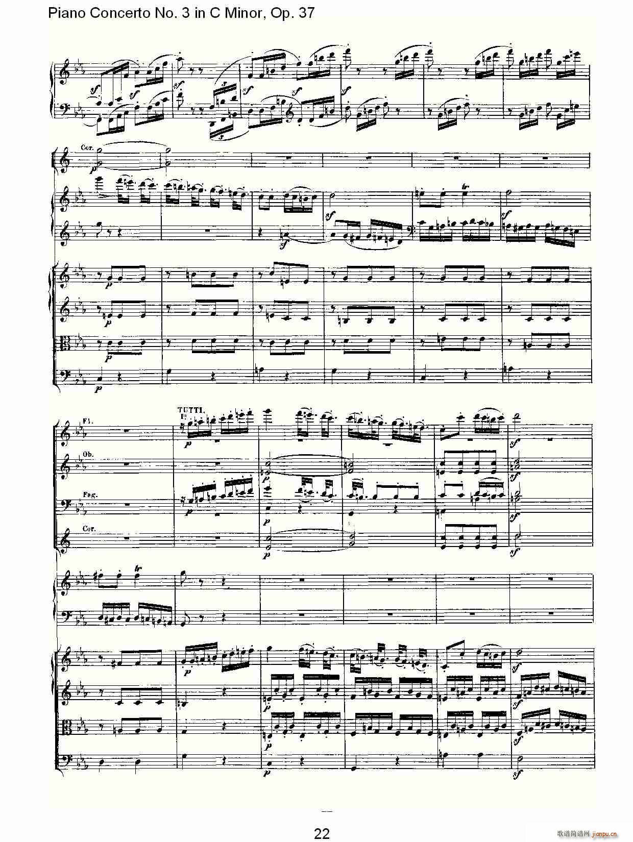 C小调钢琴第三协奏曲 Op.37  第三乐章22