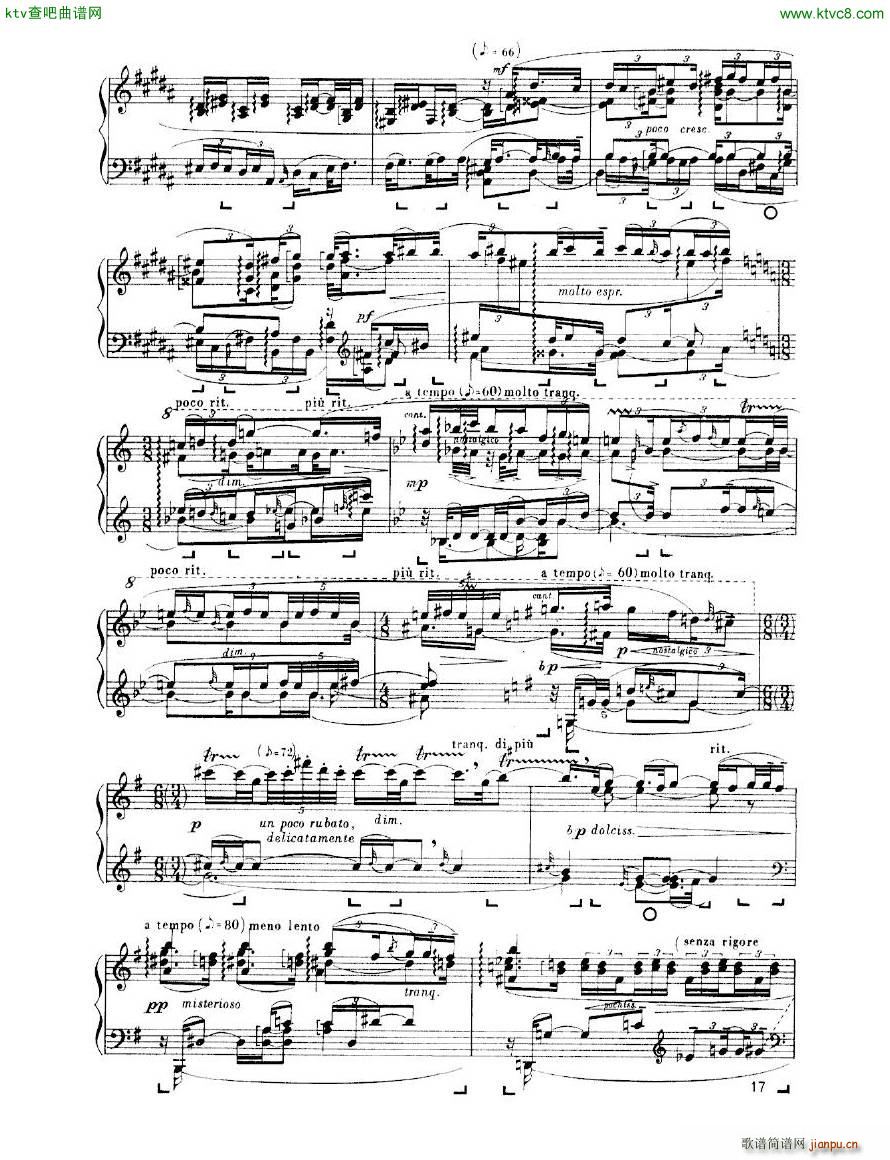 Enescu op 24 No 3 Piano sonata No 317