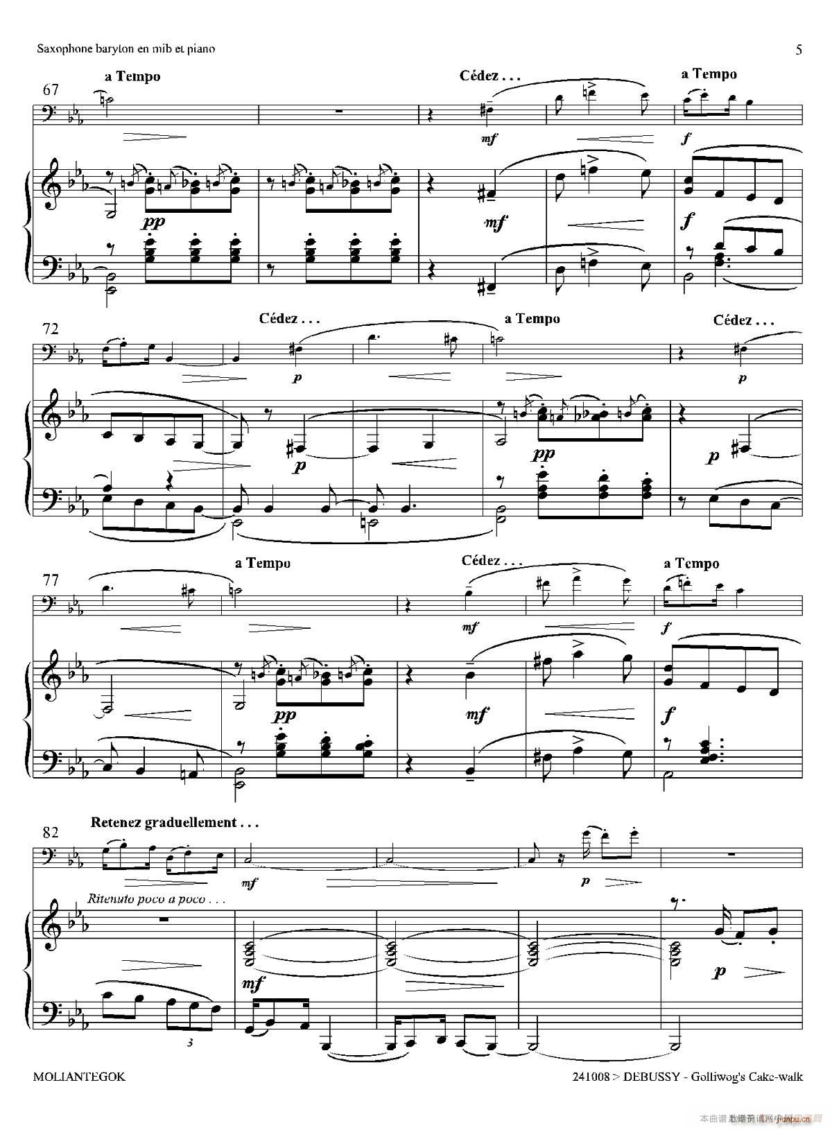 木偶步态舞（上低音萨克斯 钢琴伴奏）4