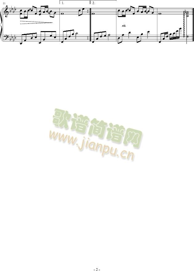 《天使的翅膀》纯钢琴演奏改编版2