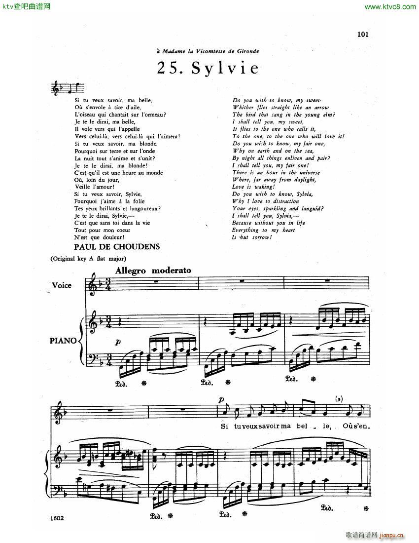 Faure 30 Songs 三21