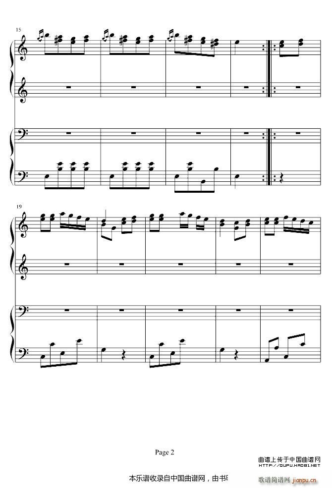 土耳其进行曲（四手联弹）2