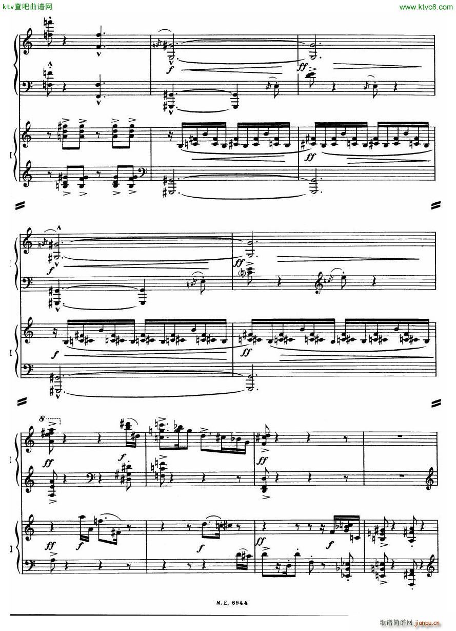Auric Partita for two pianos33