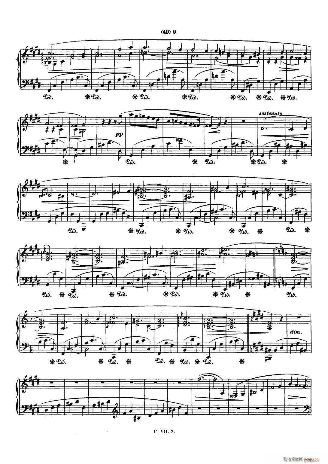 肖邦 钢琴谐谑曲 Chopin Scherzo（No 4 E大调 Op 54）8