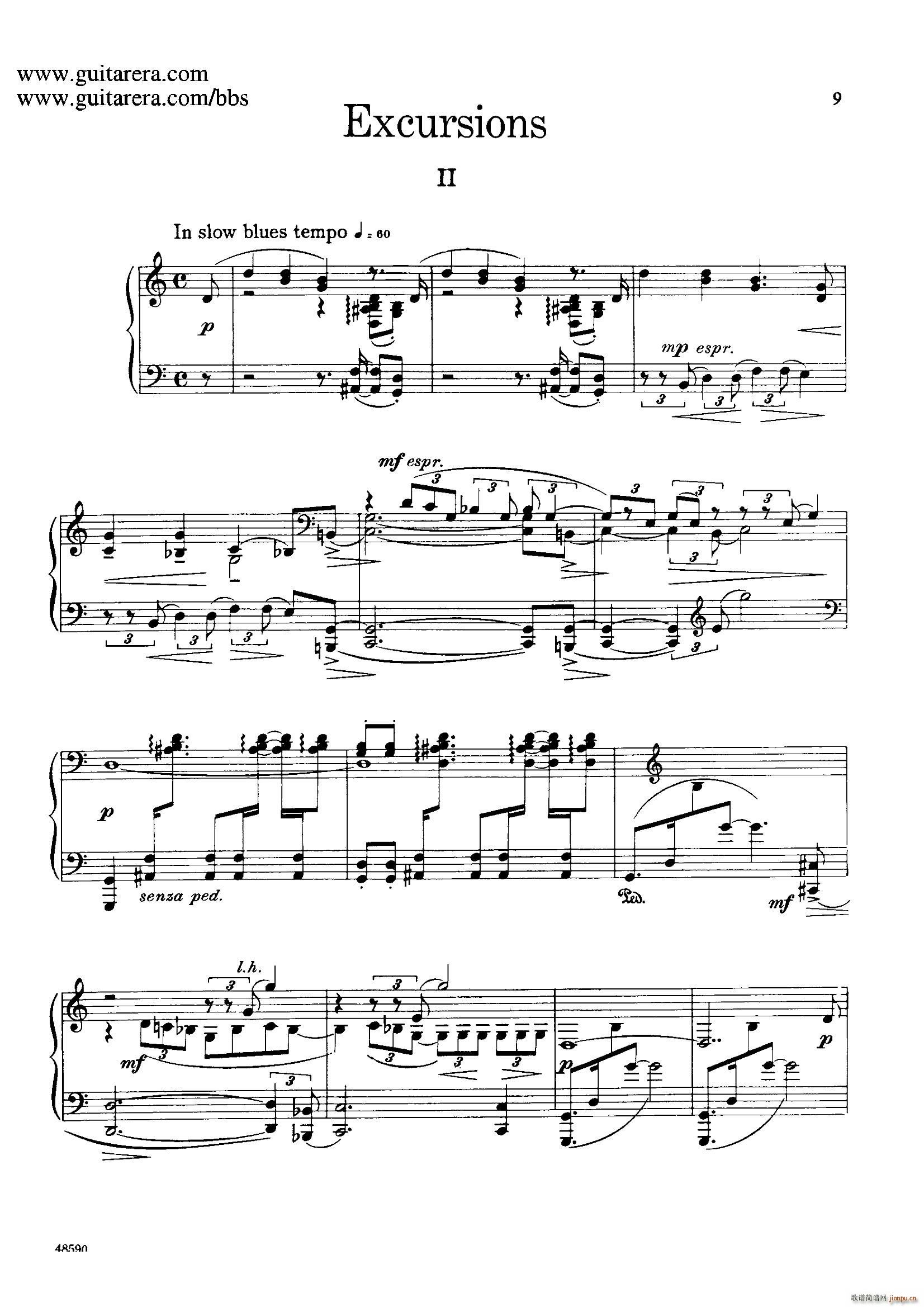 Four Excursions Op 20（旅行 2）1
