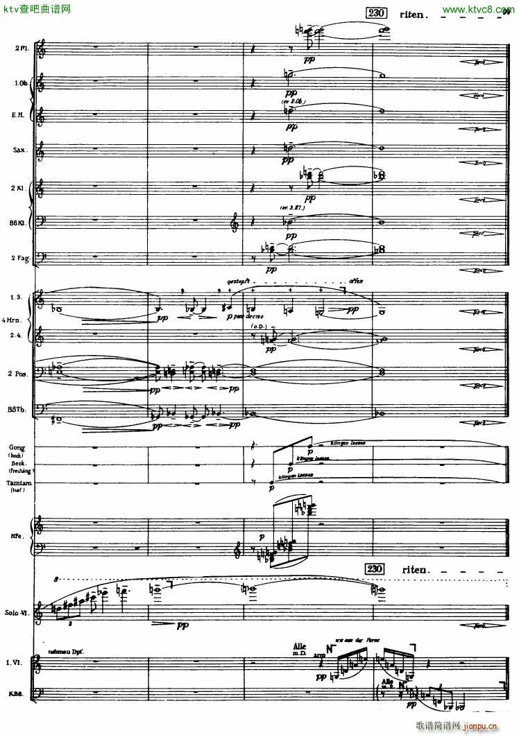 Berg Violin Concerto Score 三17