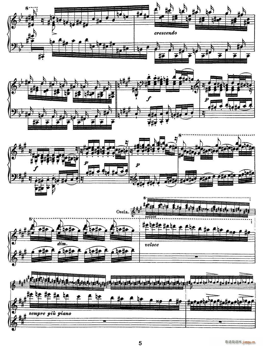 12首超级技巧练习曲 Feux Follets（鬼火）5