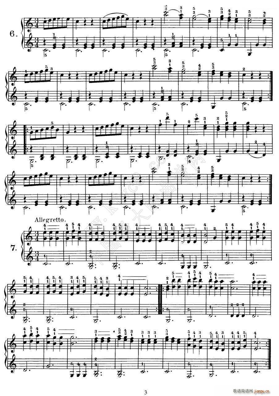 Czerny - 100 Progressive Studies Op 139 （1―21）3