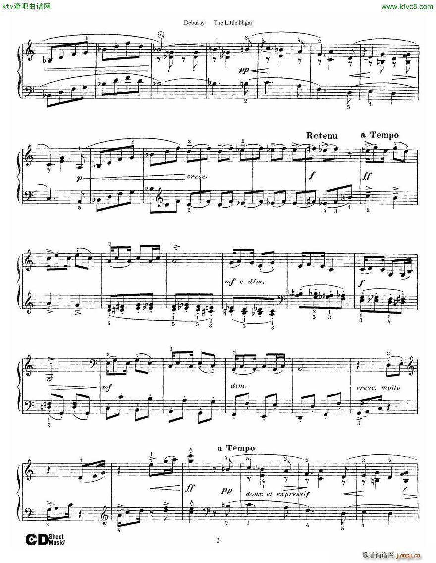 Debussy The Little Nigar2