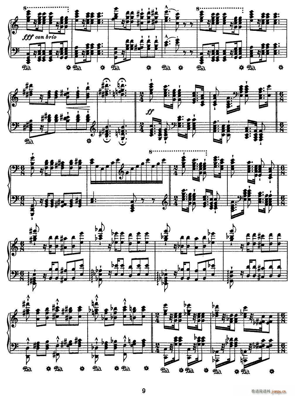 12首超级技巧练习曲 Wilde Jagd（狩猎）9