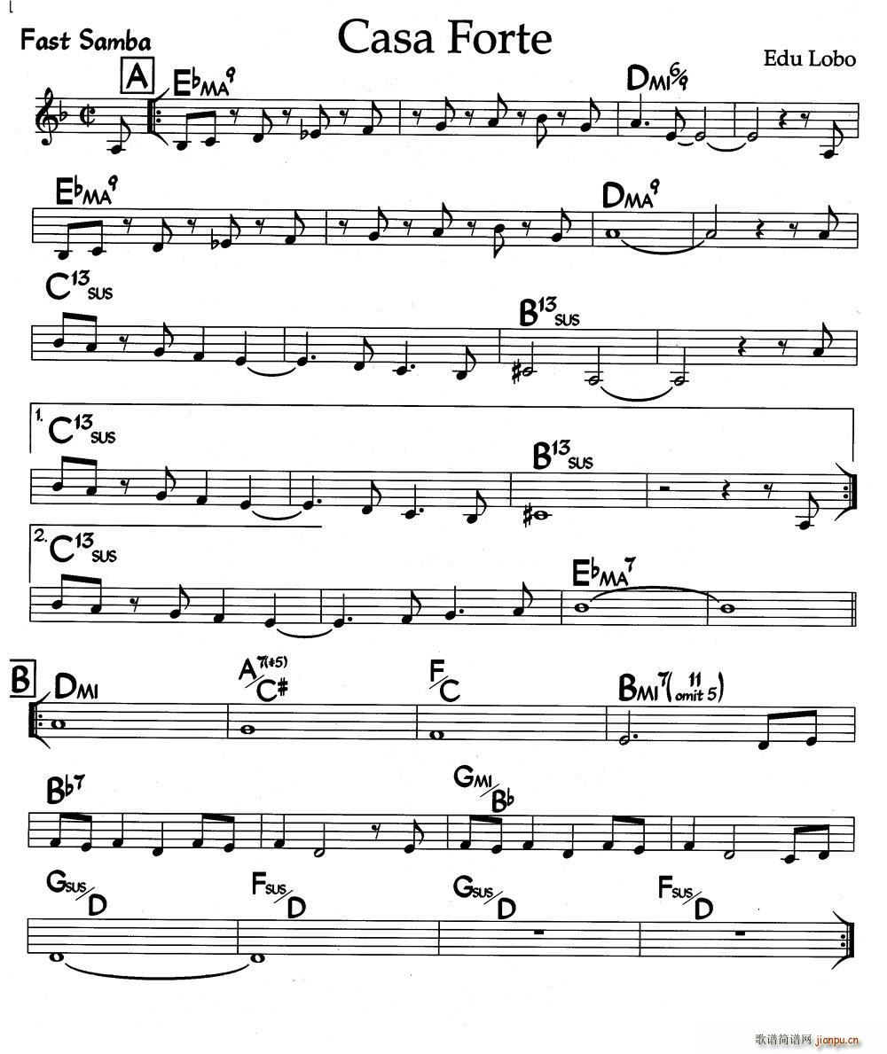 Casa Forte（爵士钢琴曲）1