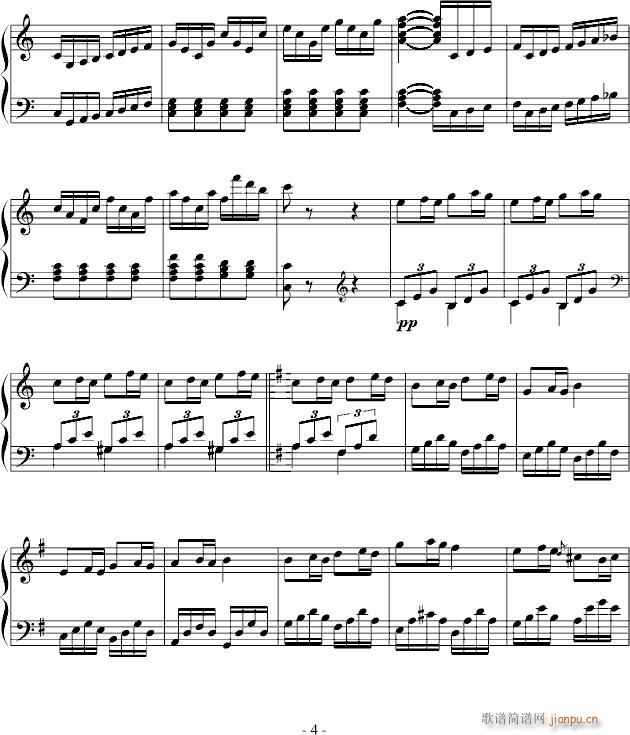 贝多芬第二十五钢琴奏鸣曲_贝多芬-beethoven4
