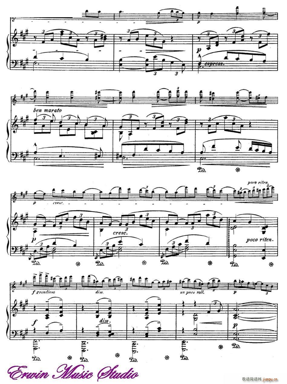 ROMANZE（浪漫曲）（选自《公主梅特涅的专辑》）（小提琴 钢琴伴奏）5