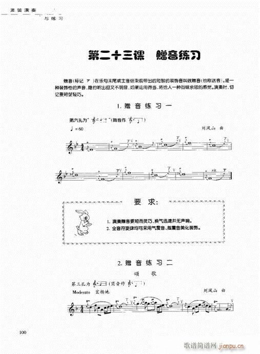 竖笛演奏与练习81-10020