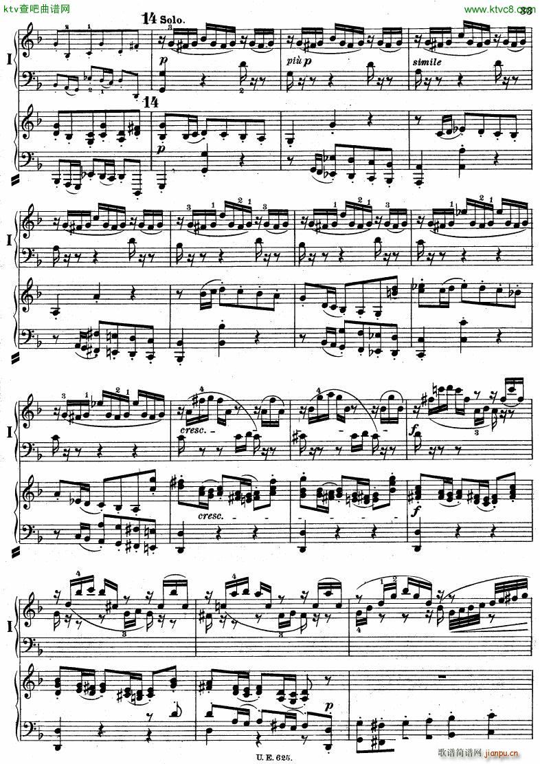 Bach JS BWV 1052 Keyboard Concerto in d ed R ntgen34