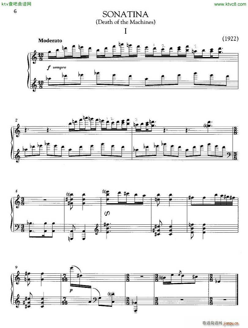 Antheil Sonatina Death of the Machines1