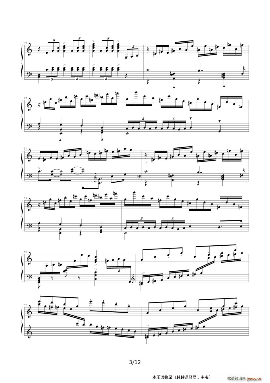 霍洛维兹改编的《婚礼进行曲》3