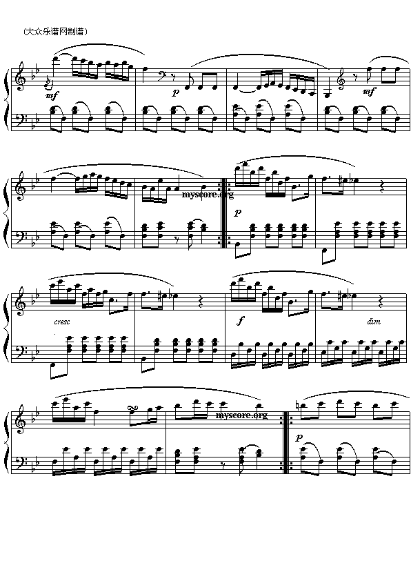 肖邦钢琴小品：g小调波兰舞曲2