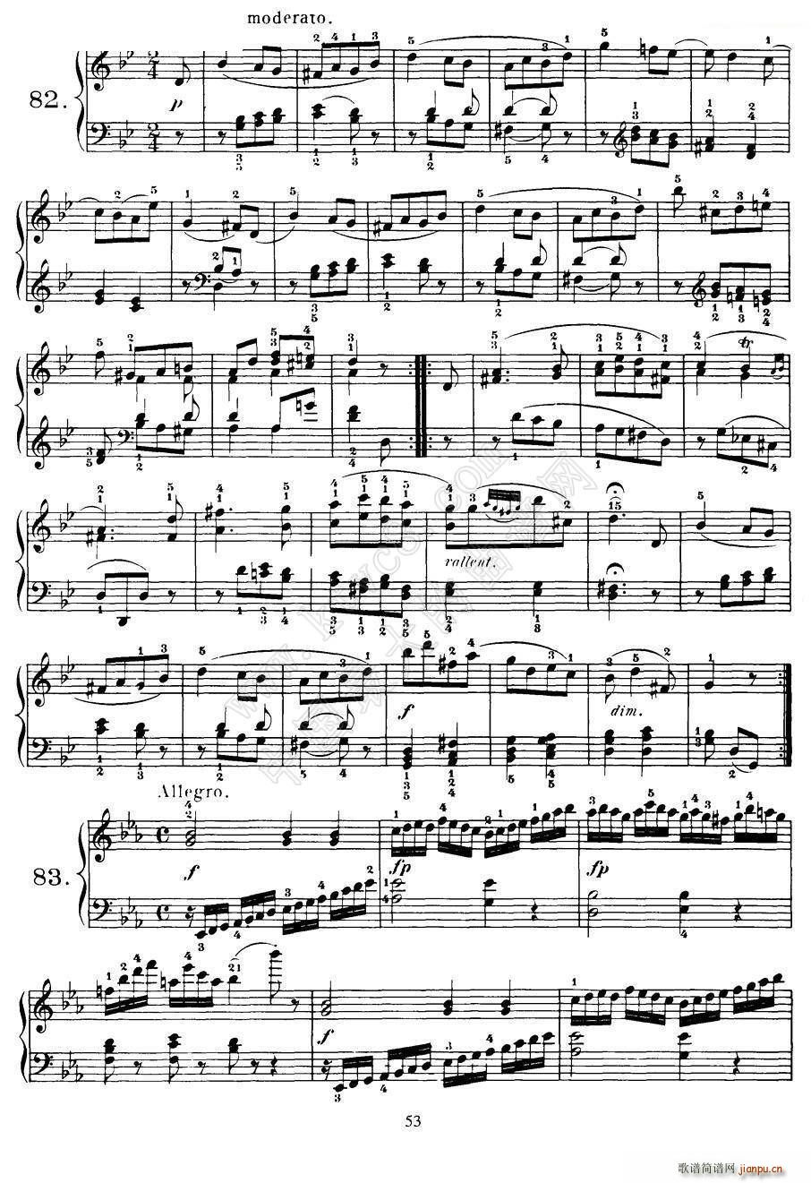 Czerny - 100 Progressive Studies Op 139（78―83）7