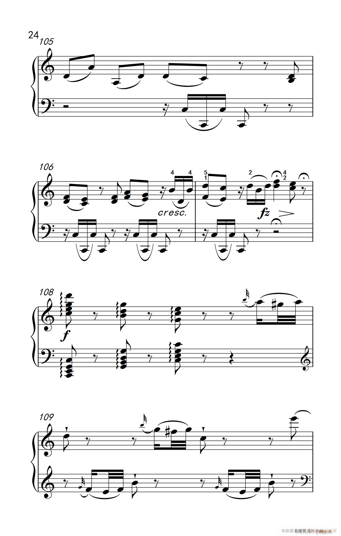 第九级1 C大调奏鸣曲 第一乐章 Hob XVI 50（中央音乐学院 钢琴（业余）考级教程 7-9级）24