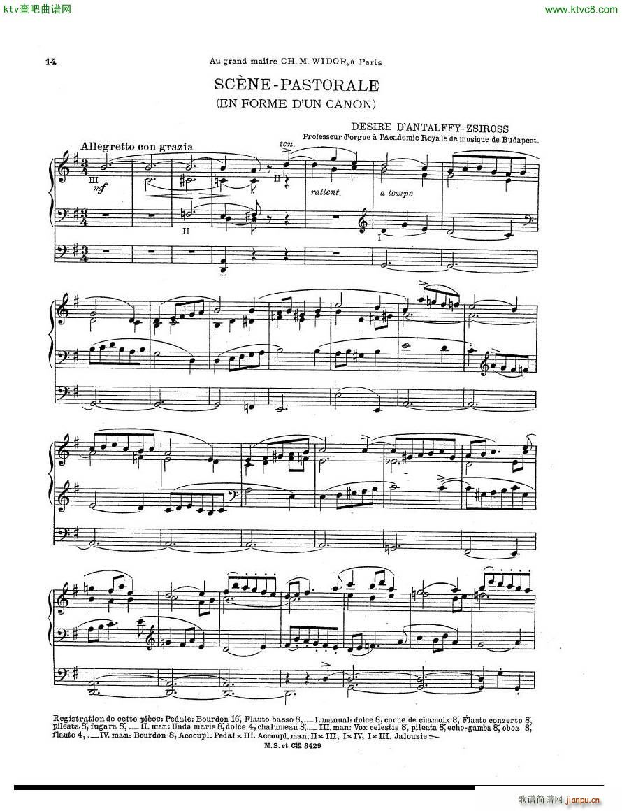D Antallfy Zsiross Scene Pastorale organ1