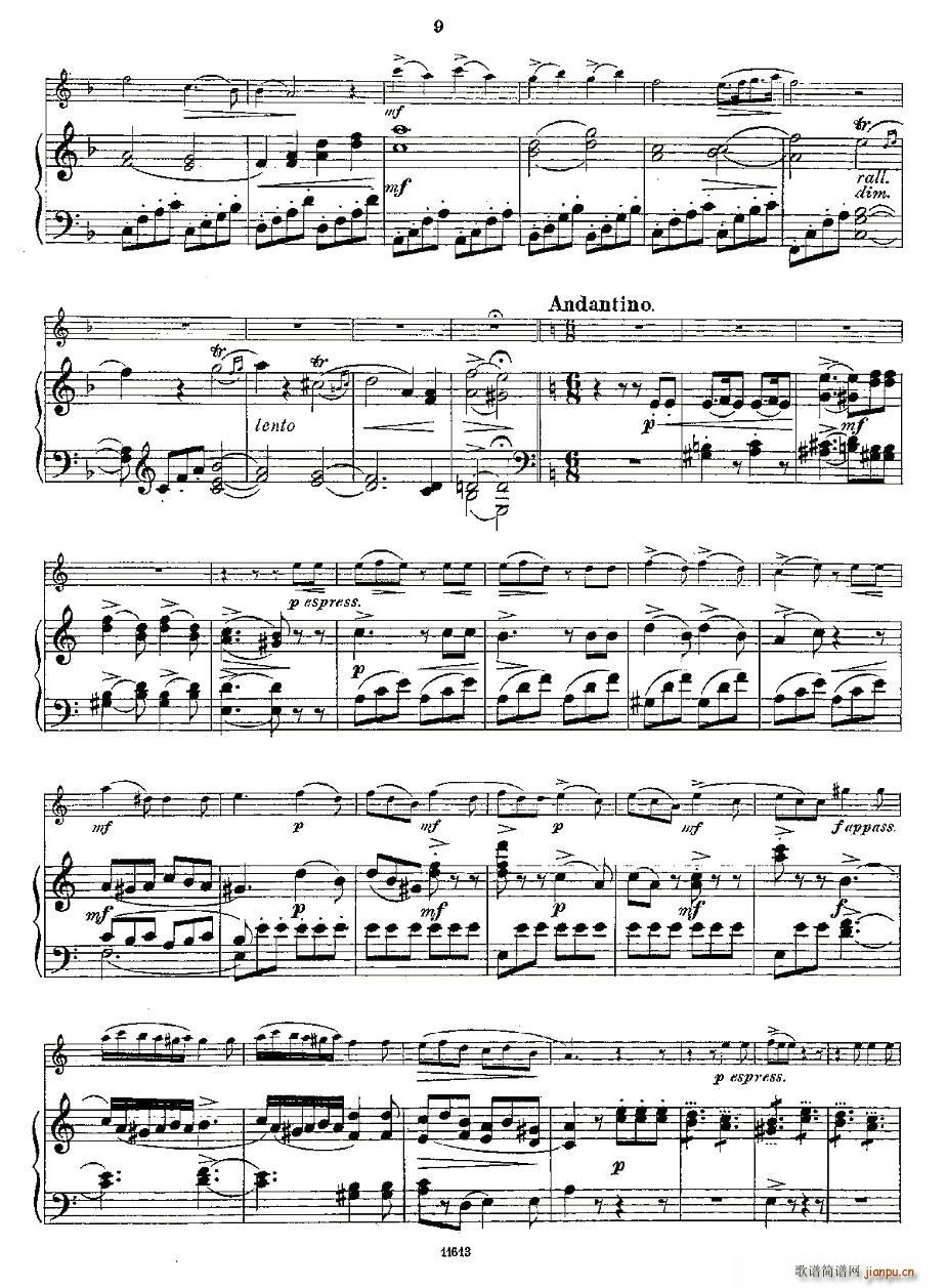 Opern-Transcriptionen.Op.45-1（长笛+钢琴伴奏）9