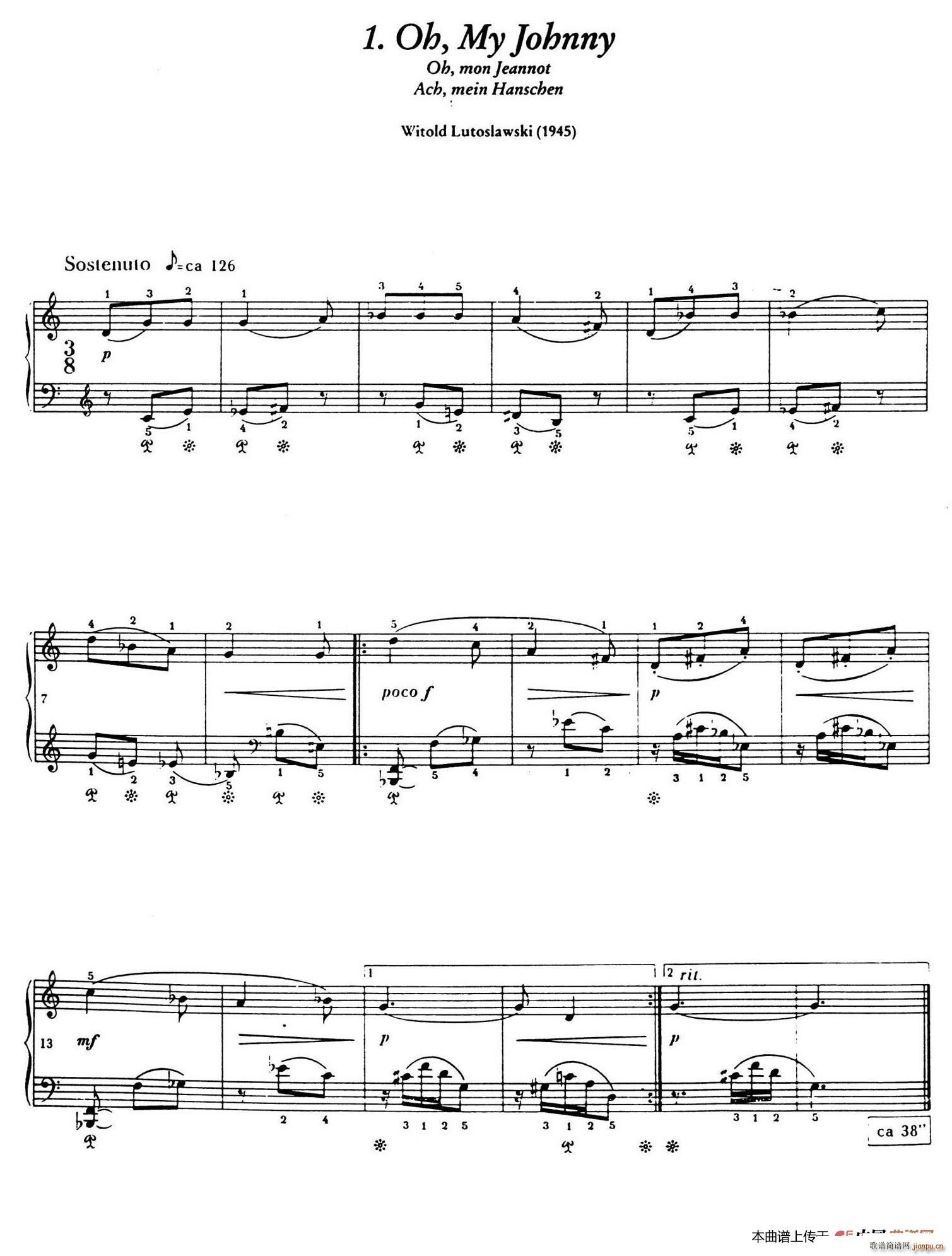 12 Folk Melodies(十二首民间曲调 1)1