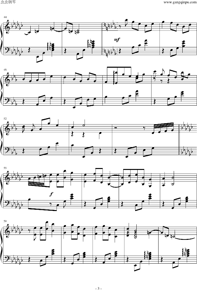 Papillon 蝶舞娉婷――神秘园（优化版）-钢琴谱(钢琴曲)-神秘园乐队3