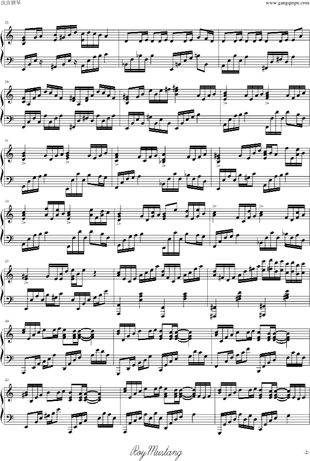 [�R音Lin]反氯化苯（�纷锵迪疵�歌）-钢琴谱(钢琴曲)-初音未来2