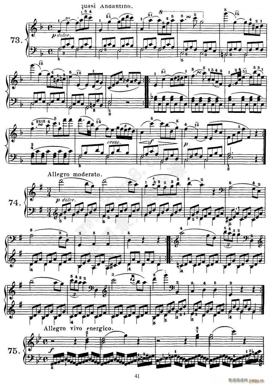 Czerny - 100 Progressive Studies Op 139（69―77）3