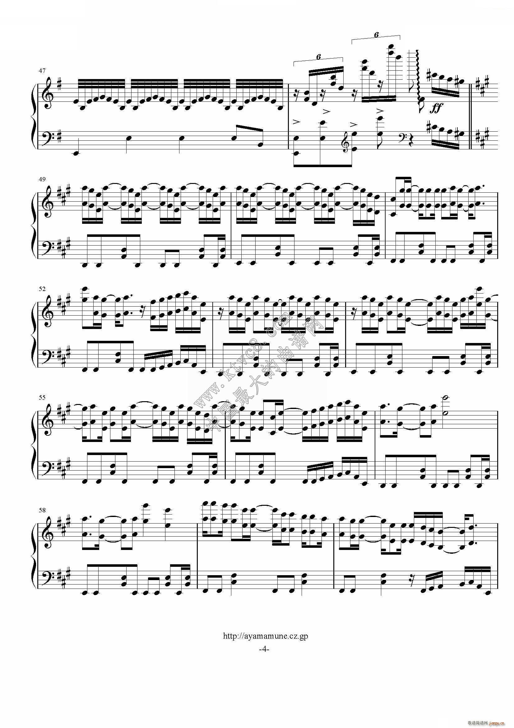 Wings of Piano（原版独奏 ）_VK4