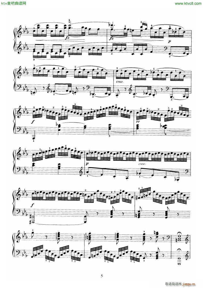 Piano Sonata No 52 in Eb5