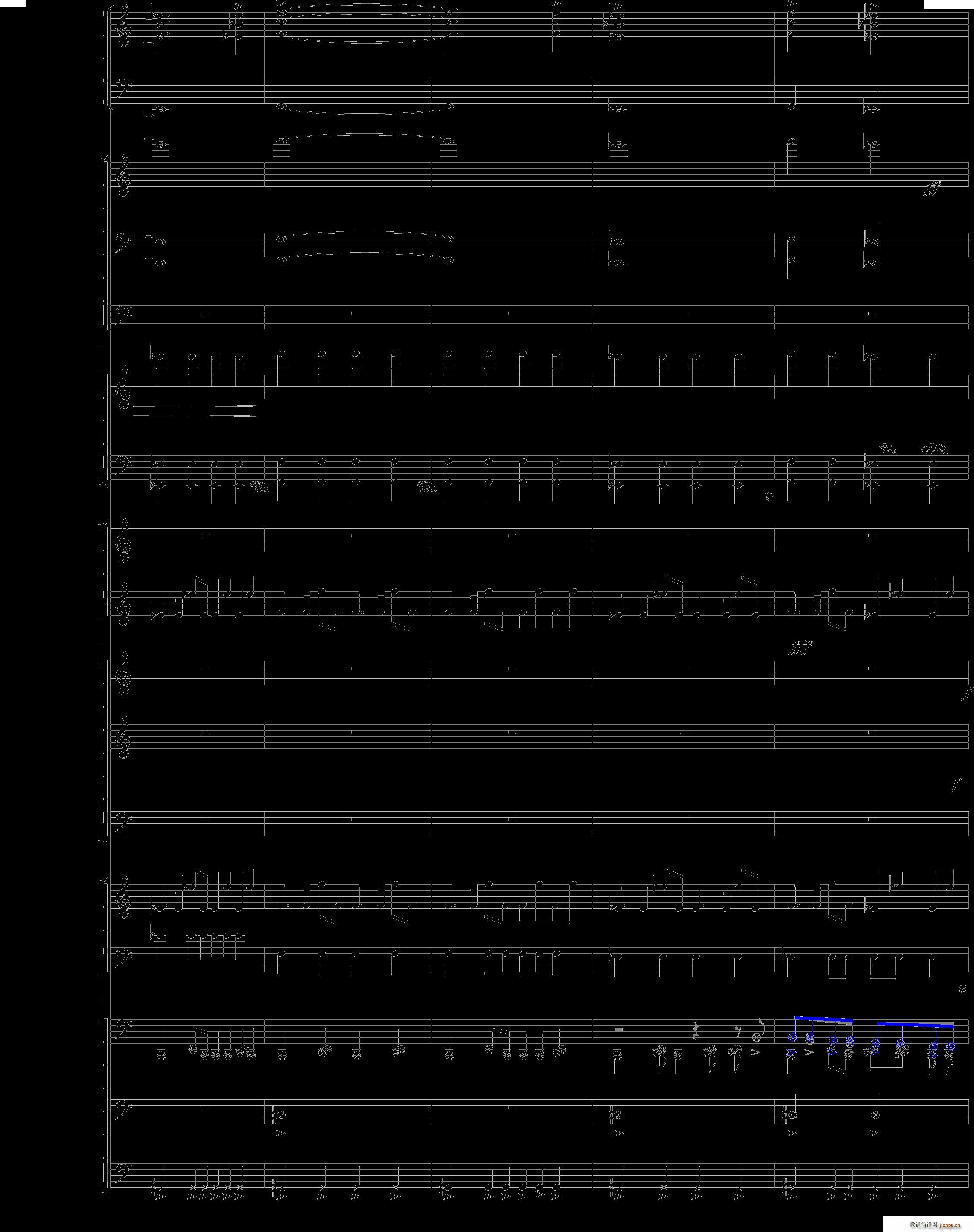 当管弦乐队遇上疯狂爵士鼓手震撼总谱2