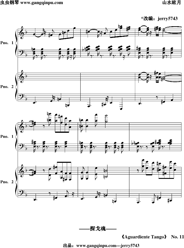 Giuseppe D'agostino（�p��琴）-钢琴谱(钢琴曲)-jerry574311