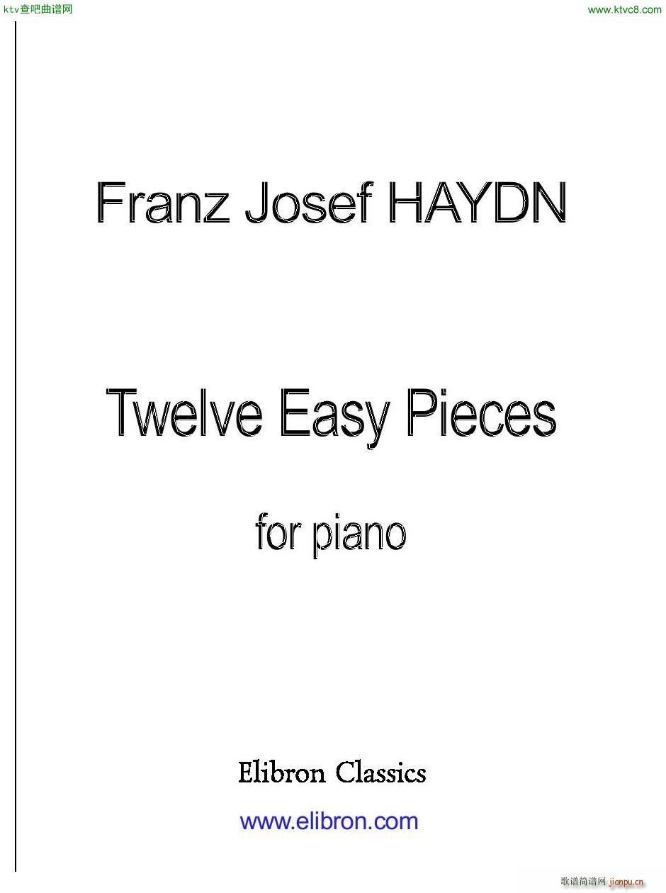 Haydn Twelve Easy Pieces For Piano2