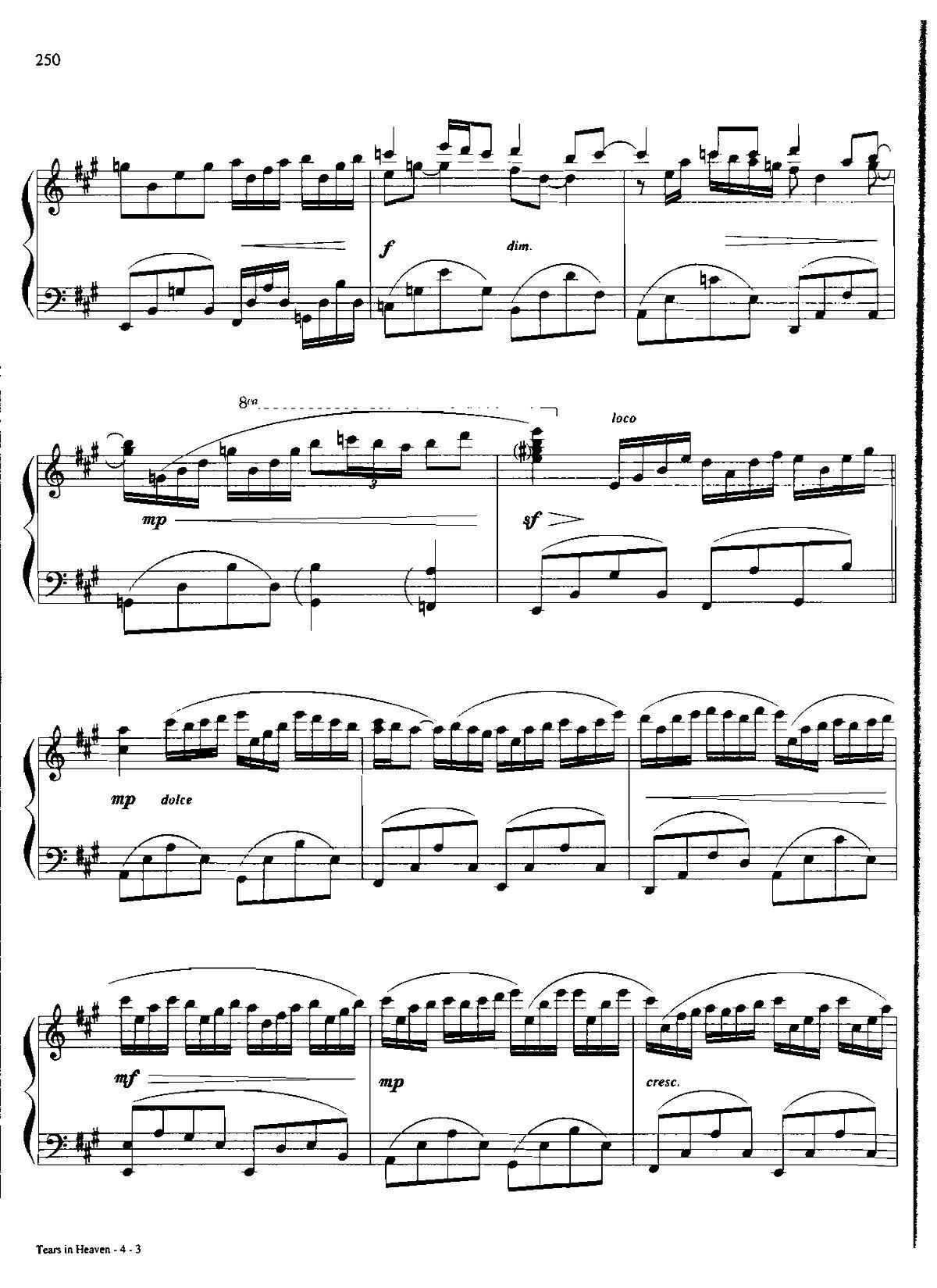 TEARS IN HEAVEN(Dan Coates 流行情调 集)3