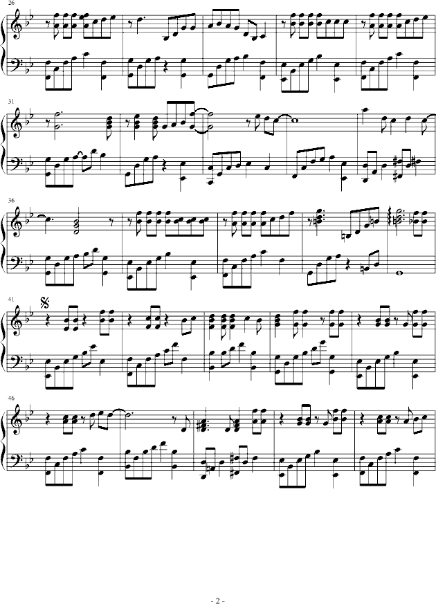 The truth that you leave-钢琴谱(钢琴曲)-pianoboy2