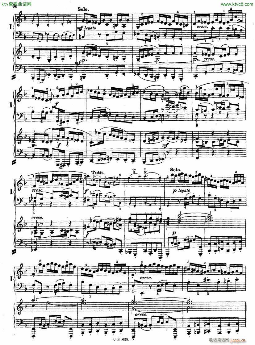 Bach JS BWV 1052 Keyboard Concerto in d ed R ntgen37