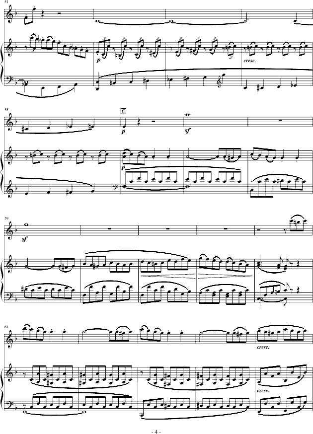 贝多芬-春天奏鸣曲(Op.24)第四乐章-钢琴谱(钢琴曲)-贝多芬-beethoven4