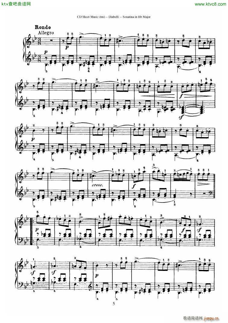 Diabelli Sonatinas Op 168 No 1 7 34P17