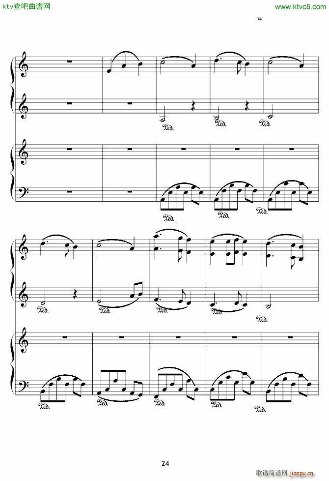 X战记插曲 宿命 双钢琴版24