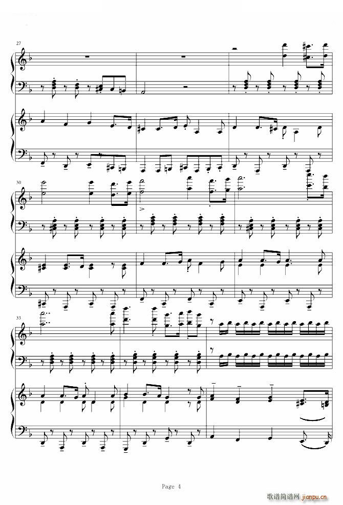 】四手联弹】 3主题曲《苏维埃进行曲》Soviet March 修改_红色警戒4