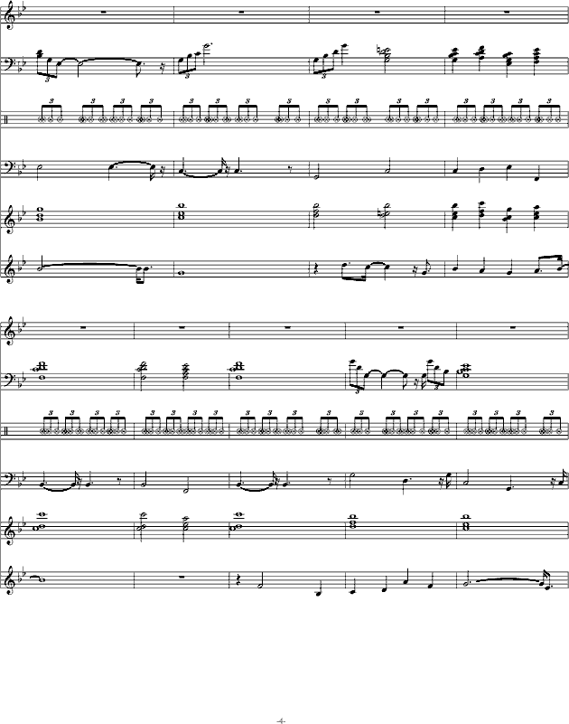 熟悉的旋律-钢琴谱(钢琴曲)-swenl4
