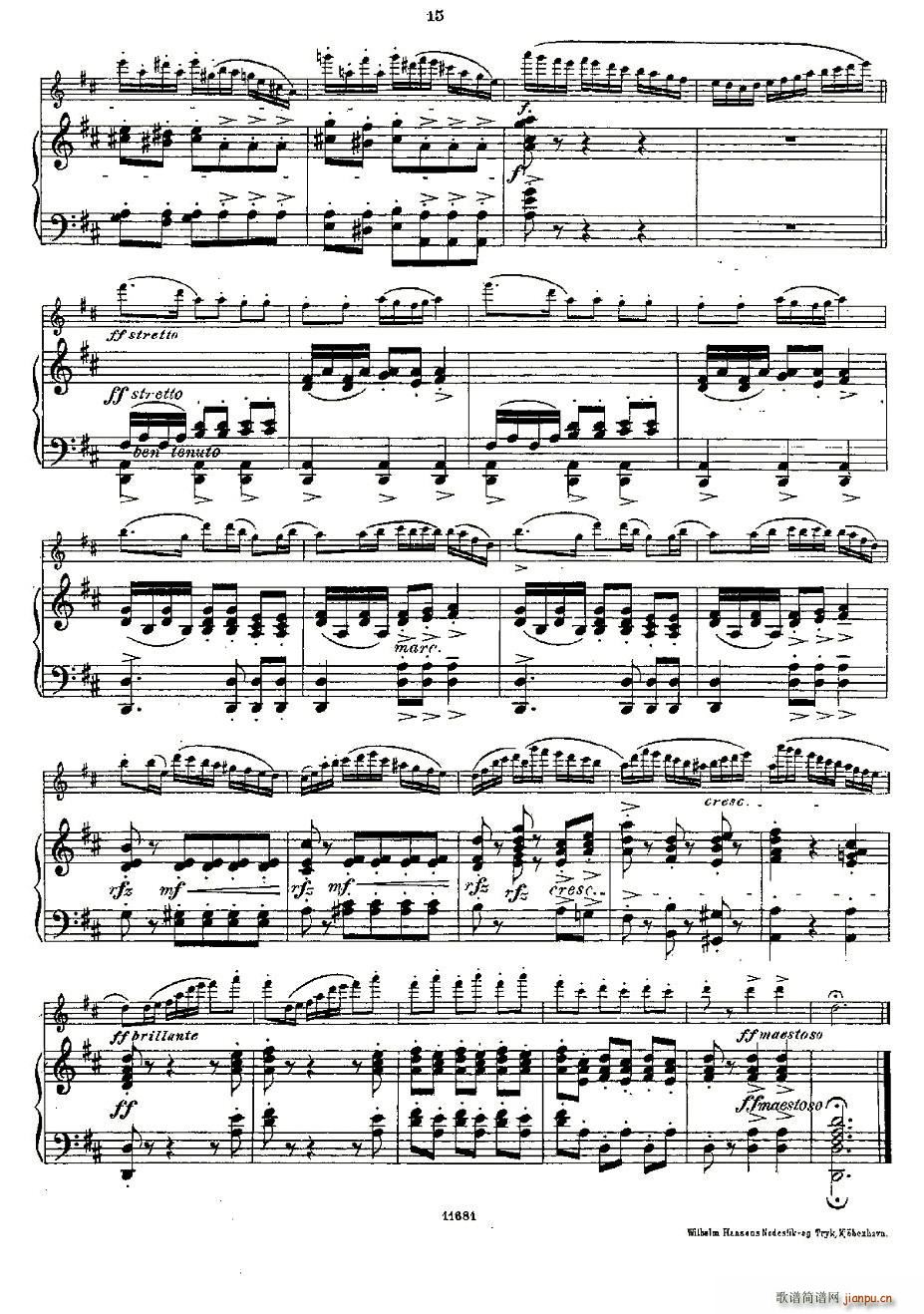 Fantaisies nationales. Op. 59, 4. （长笛+钢琴伴奏）13