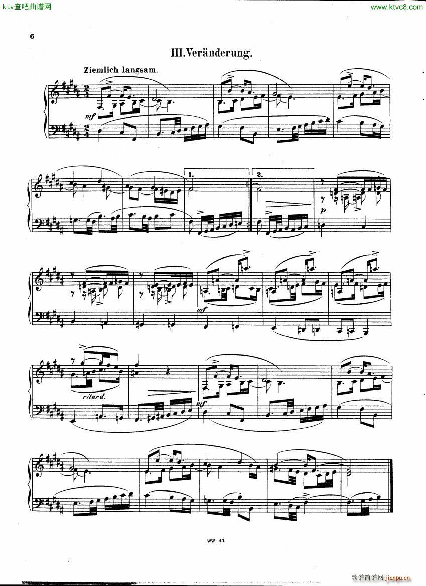 Herzogenberg 8 Variations op 1 35