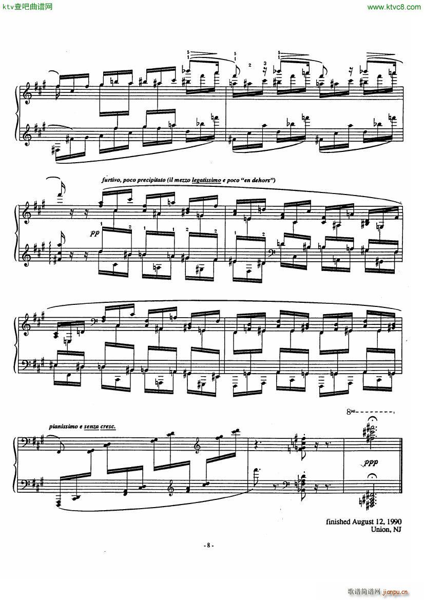Etude No 10 D après Chopin8