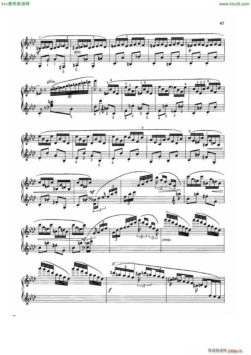 Dohnanyi Etude Op 28 64