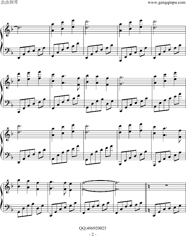 仙境-钢琴谱(钢琴曲)-班得瑞-Bandari2